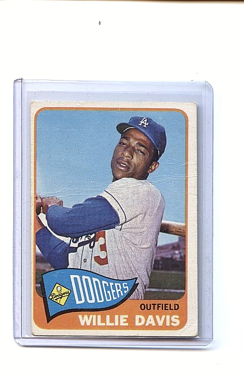 1965 Topps Willie Davis Los Angeles Dodgers #435 ⭐️💥🎯 F/G