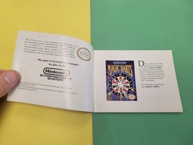 Magic Darts - Nintendo NES - Instruction Manual Only