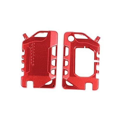 Key Fob Case Cover,Key Bag Holder Protection Shell for Jeep Wrangler JL Red