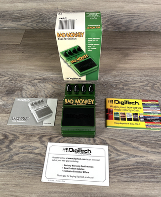 DigiTech Bad Monkey Distortion Guitar Effect Pedal for sale