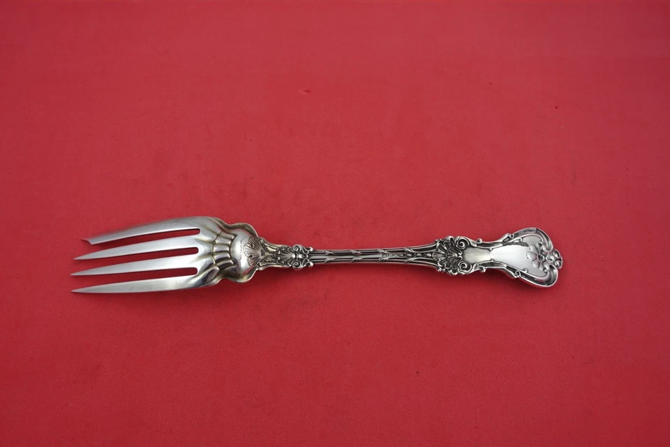 King Edward by Whiting Sterling Silver Cold Meat Fork  9 1/8" - Image 2 of 2