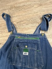 Liberty Bib Overalls Mens 50x32 Blue Denim Workwear Carpenter