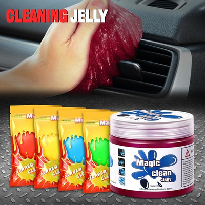 #ad 5 Pack Cleaning Gel Auto Detailing Tools Car Air Vent Dust Slime Jelly Cleaner $11.99