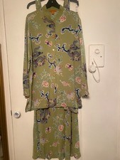 Sale!!!!Women's "Harari" 100% silk dress & jacket sz ExLg & M/L