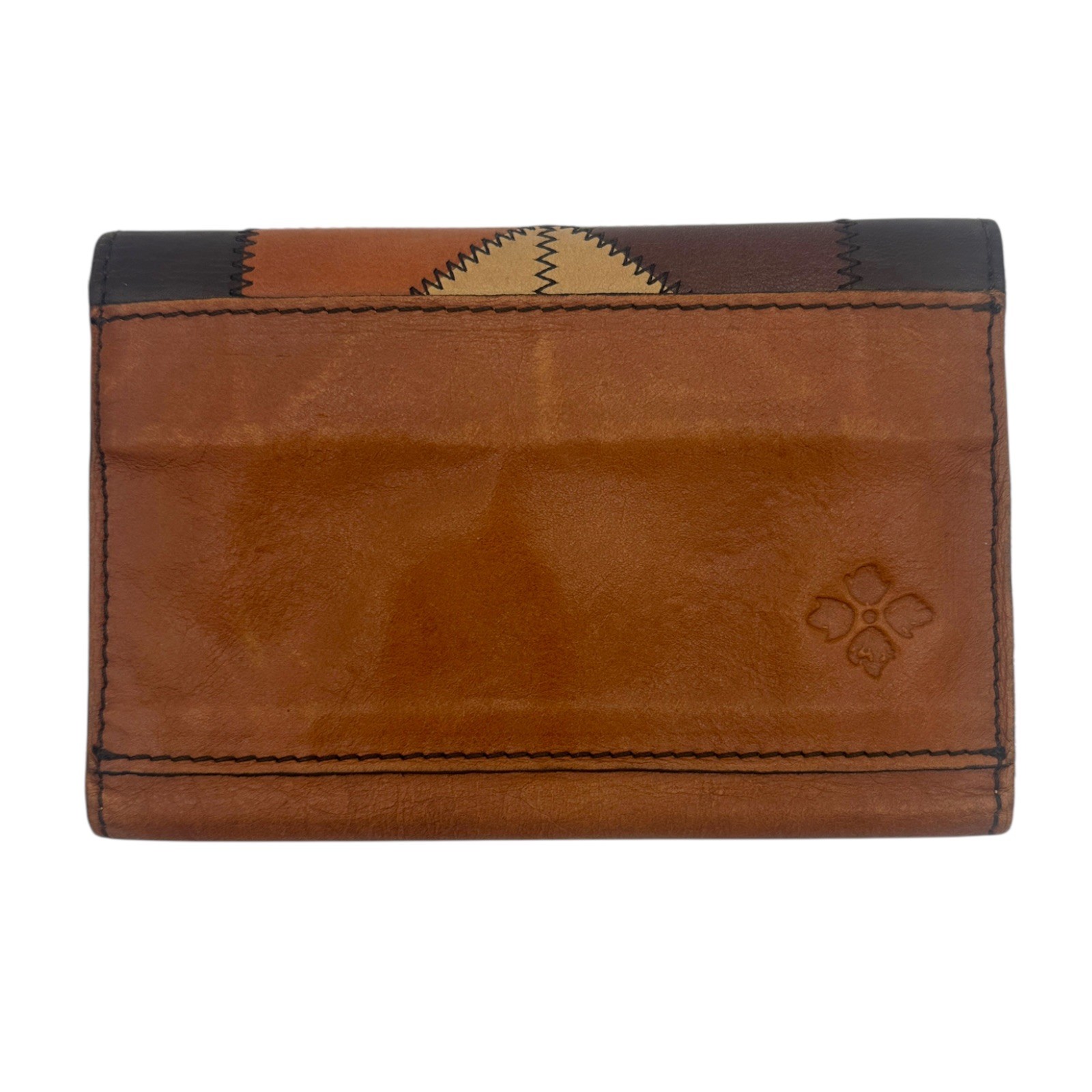 Patricia Nash Brown Leather Patchwork Wallet - image 2