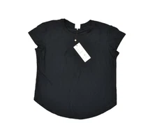 CALIA Renew Women Tee Black Breathable Wicking Odor Control Crewneck Size S NEW