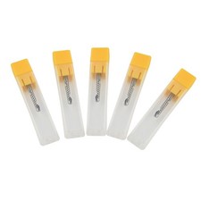5pcs 1/8 Inch 17 mm Carbide Spiral Bit End Mill Cutter Set CNC 1 Flute Router