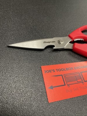 Snap-on Red Handle Shears Scissors With Bottle Opener SHEARS1RD