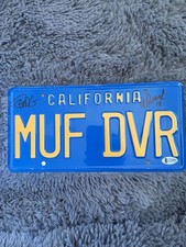 Cheech And Chong Signed Number Plate With COA