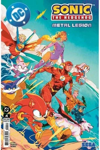 DC X Sonic The Hedgehog Metal Legion #4 (Of 5) Cover A Pablo M Collar