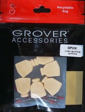 Grover GPWK Ivory Keystone Buttons (Set of 6)