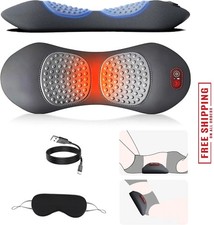3 In 1 Electric Lumbar Support Pillow Back Massager with Heat Back Massager