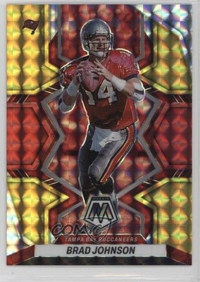 2022 Panini Mosaic Choice Fusion Red & Yellow Prizm 18/80 Brad Johnson #188 0q26