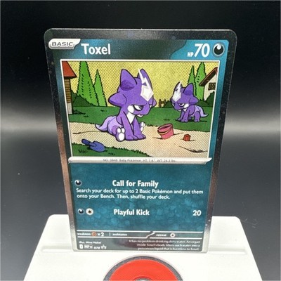 Pokémon TCG Toxel 070 Black Star Promo Cosmo Holo English