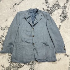 Canali Cashmere Blend Sport Coat Blazer Gray Mens 54R US 44R Made in Italy