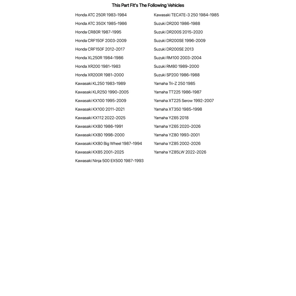 Controlador de sello de horquilla de timbre Motion Pro 35/36 mm para Yamaha TT225 1986-1987 Foto 4 de 4