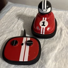 Sharper Image Road Rage Speed Bumper Dodgems Cars Remote Control Toys Red ONLY