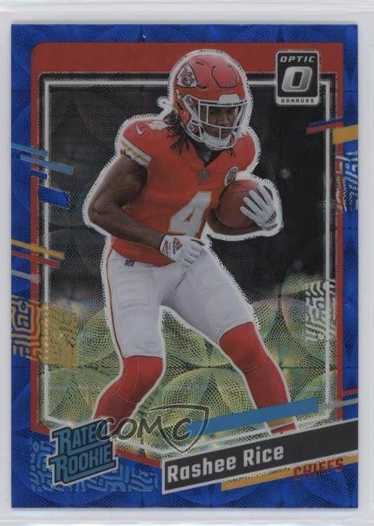 2023 Donruss Rated Optic Preview Blue Scope Prizm Rashee Rice Rookie RC 0zd5