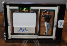 Enrique Bradfield Jr. 2024 Panini Three and Two Prospect Jersey Auto /49