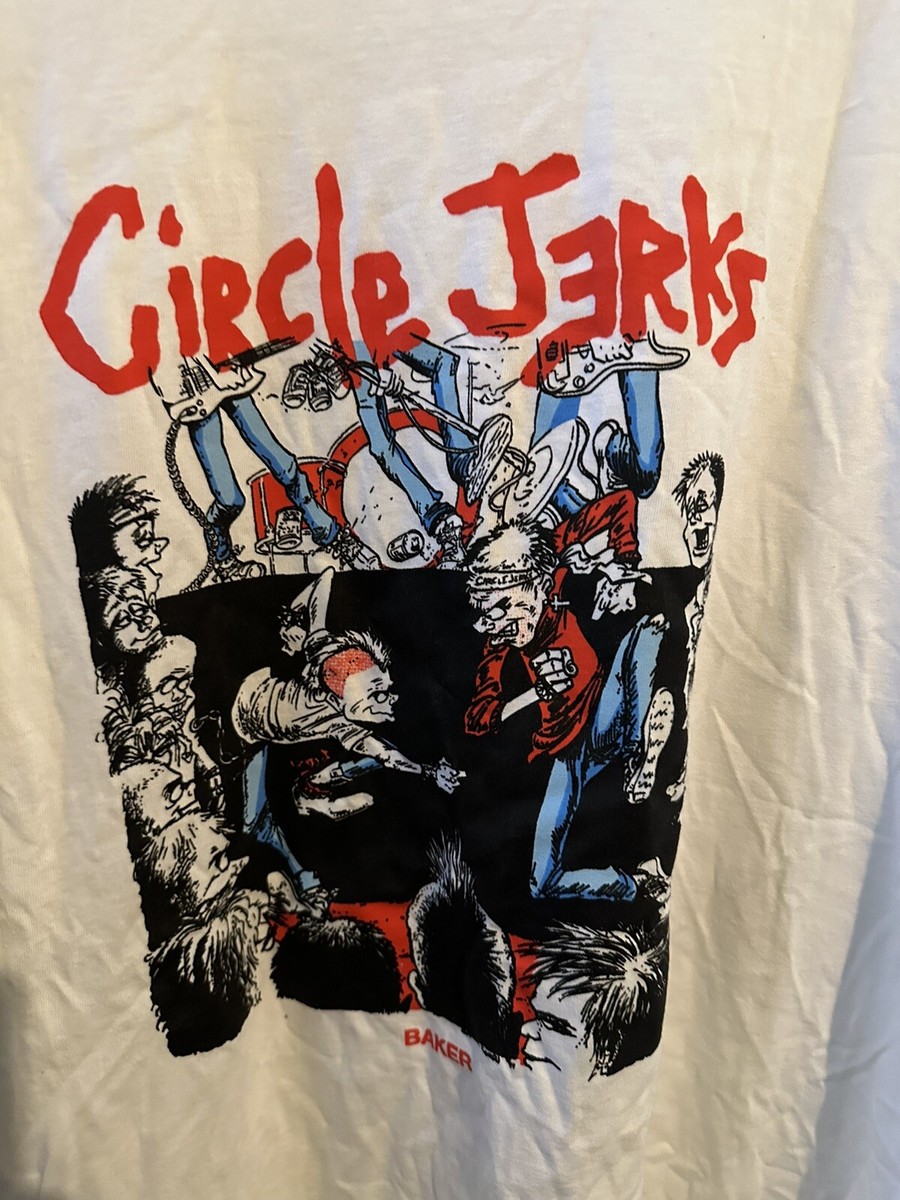 CiRcle JERKS Ｔシャツ　ＸＬ CIRCLE JERKS Tシャツ SKANKER STEPS | 45REVOLUTION