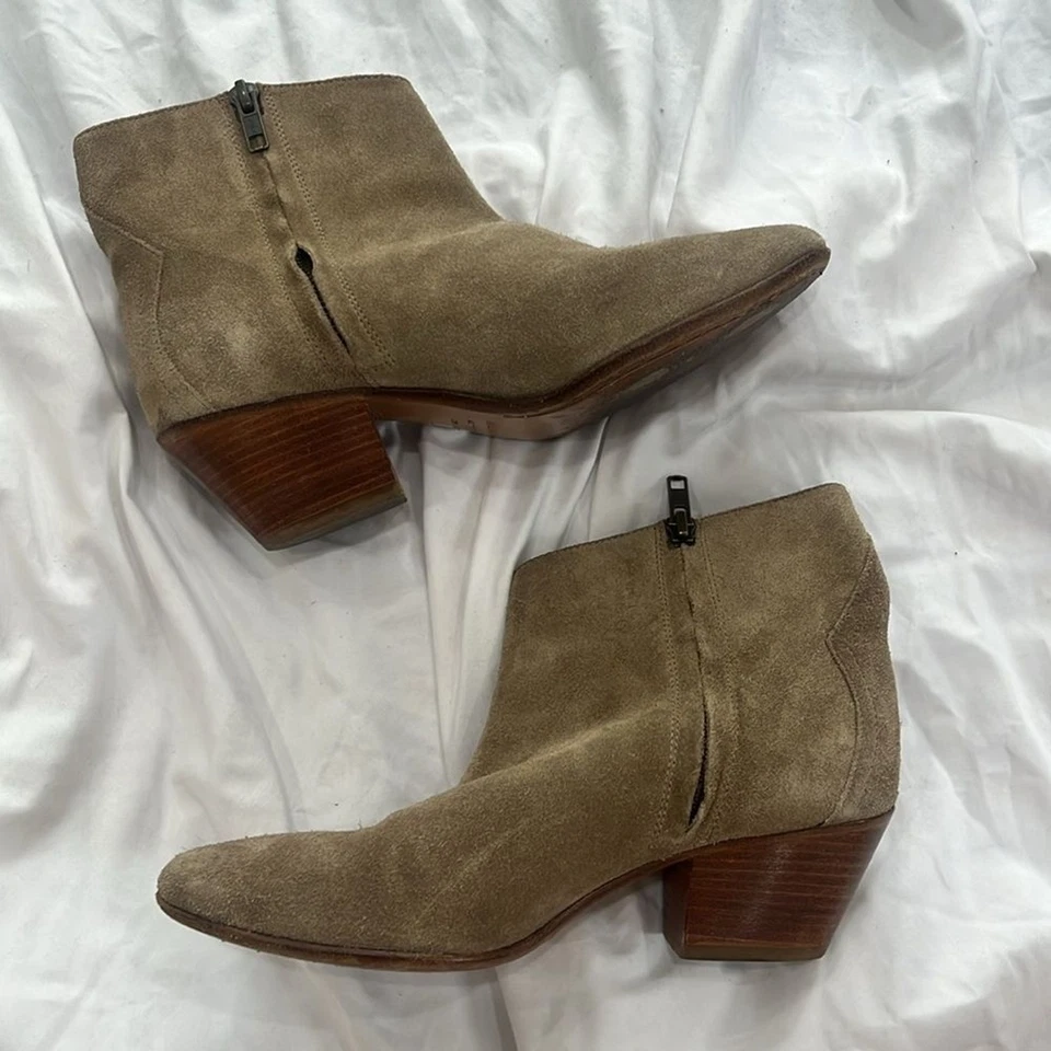 Isabel Marant botines de gamuza tostada talla 36 Foto 3 de 4