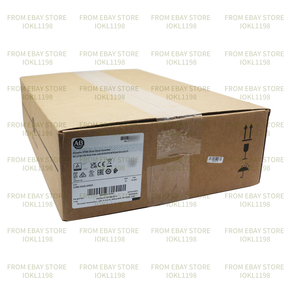 New Kinetix 5700 Dual Axis Inverter 2198-D020-ERS3 Factory Sealed  Allen Bradley