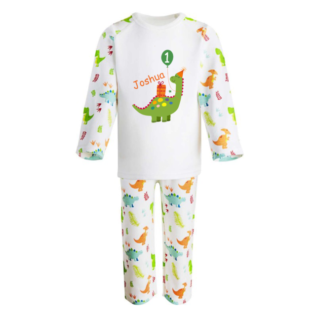 Personalised Birthday Age Dinosaur Birthday Pyjamas Custom Gifts Boys TRex PU11536 Personalised Birthday Age Dinosaur Birthday Pyjamas Custom Gifts Boys TRex PU11536