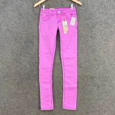 NEW Tumble N Dry Girls Jeans Size 12 Years Purple Skinny Stretch Denim 47927