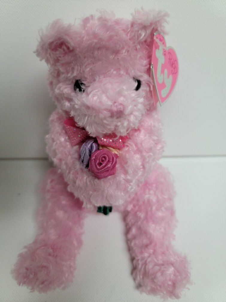 Ty Beanie Babies Pinkys -New Radiance the Bear -MWMT- Bouquet of