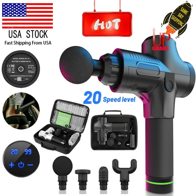 NuvoMed The RX ProTherapy Impact Massager w/ 3 Interchangeable Heads eBay