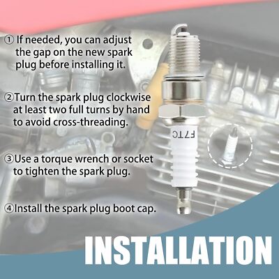 hana5品 5 F7TC Spark Plug For Honda GX120 GX160 GX200 GX240 GX270