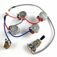 1 Set Guitar Humbucker Pickup Wiring Harness Kit For Epiphone SG Les Paul LP
