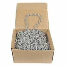 #10 X 100' SINGLE JACK CHAIN STAINLESS STEEL  WLL 43 LBS.