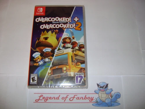 New * Overcooked! Special Edition + Overcooked! 2 - Nintendo Switch * Sealed *