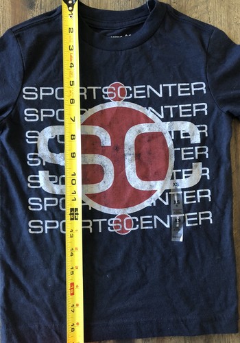 ESPN SportsCenter Old Navy Collectibles Long Sleeve T-Shirt (Youth XS/5) NEW! - Picture 9 of 10