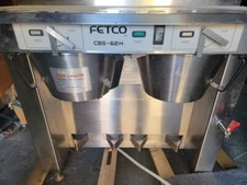 Fetco CBS-62H Stainless Steel Twin Automatic Coffee Brewer, 21-30 Gallons / Hour