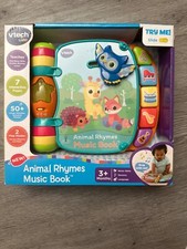 VTech Animal Rhymes Music Book With Interactive Pages for Babies NIB Sealed New