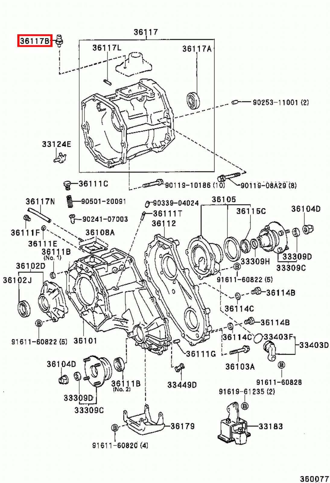 Genuine LandCruiser FJ40 BJ75 BJ74 BJ73 BJ71 Gearbox Transfer Case Plug
