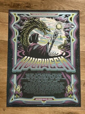 Suwannee Hulaween 2024 Poster Live Oak, Florida Signed ARTIST PRINT