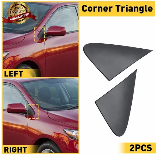 For Toyota Corolla 2008-2013 2X Left & Right View Mirror Corner Triangle Cover