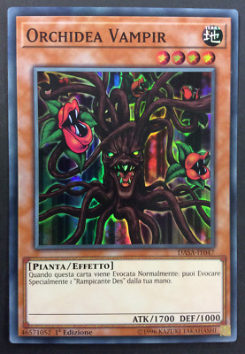 Super Rare VAMPIR ORCHIDEE auf Italienisch DASA-IT047 YUGIOH