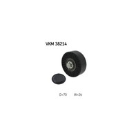 Umlenk-/FüHrungsrolle, Keilrippenriemen SKF VKM 38214 FüR Bmw, Mitte, Rechts