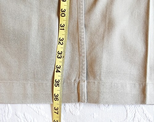 Eddie Bauer Pr 2 Long Skirts Denim Khaki Green Y2K NWOT Size 14 Cotton - Picture 7 of 18