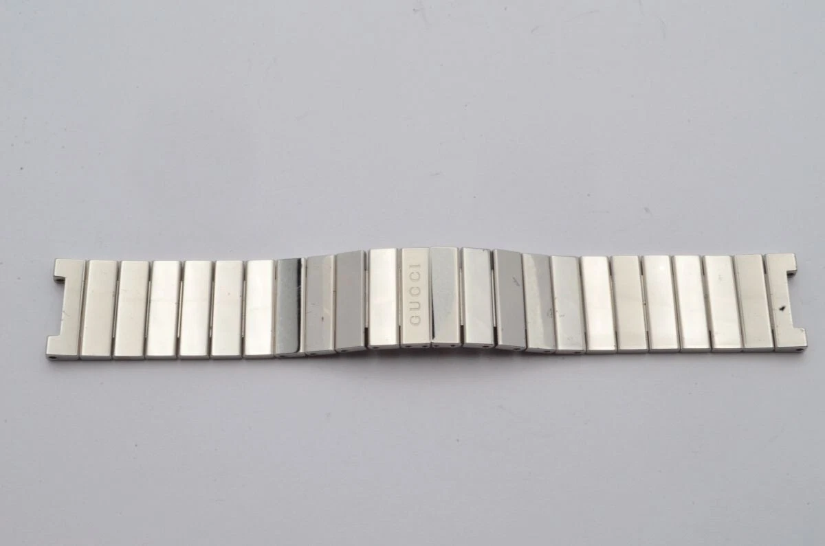 BRACELET GUCCI HOMME ACIER 18 MM BRACELET VINTAGE RARE POUR BRACELET 133.3 RARE