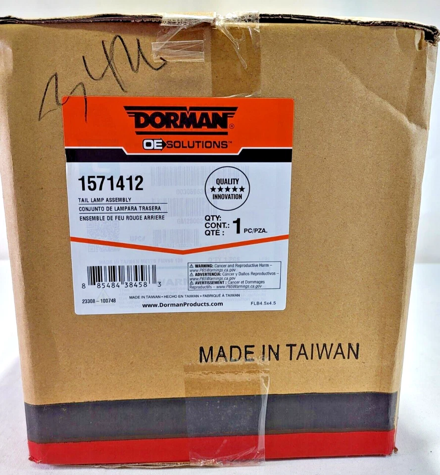 Conjunto de luz trasera Dorman 1571412 LR para GMC Acadia 2007-2012, nuevo en caja. Foto 2 de 4