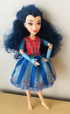 DISNEY DESCENDANTS Isle Of The Lost NEON LIGHTS BALL 12'' EVIE Doll (Hasbro 2015)