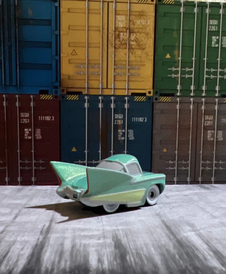 NEW 2024 DISNEY PIXAR CARS GRC SERIES 1  MINI RACERS FLO #9 - Image 2 of 2