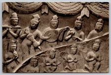 Postcard Celestial Musician Cave 16 Ajanta Caves India 6 x 4 in