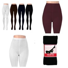 Women Winter Warm Tights Pantyhose Stretch Stocking Socks Over The Knee White