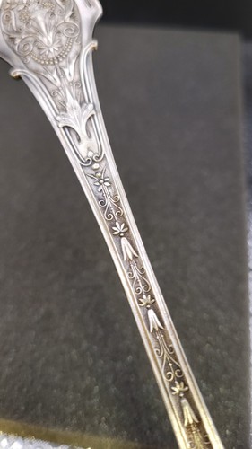 Antique Late 1800s Wood & Hughes .925 Sterling Silver Spoon - Picture 9 of 11